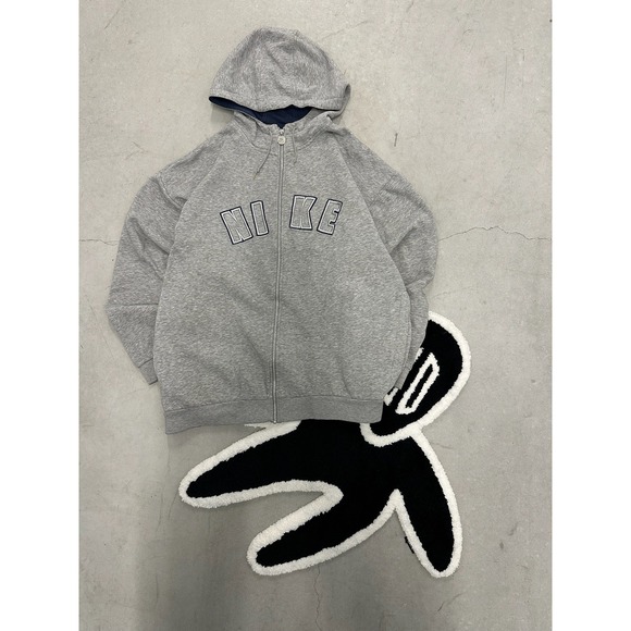 Nike Other - Y2K Nike Men's Gray Full Zip Hoodie Athletic Casual Comfort Size XL